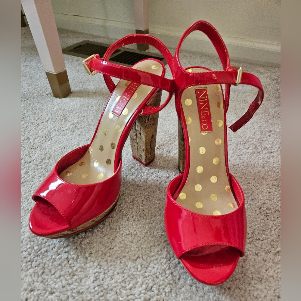 Nine&Co Red Heels